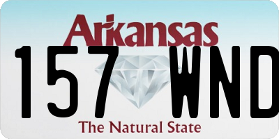 AR license plate 157WND