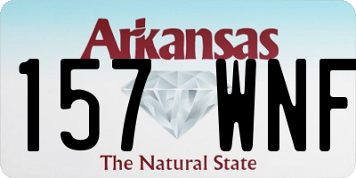 AR license plate 157WNF