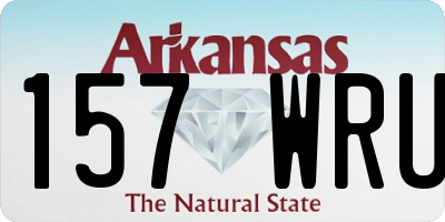 AR license plate 157WRU
