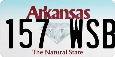 AR license plate 157WSB
