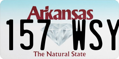 AR license plate 157WSY