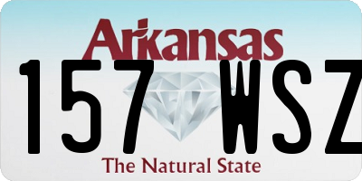 AR license plate 157WSZ
