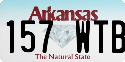 AR license plate 157WTB