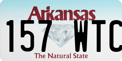 AR license plate 157WTC