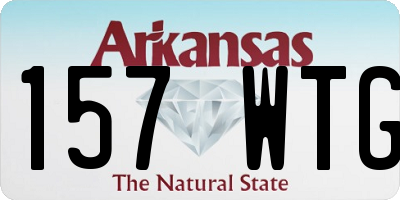 AR license plate 157WTG