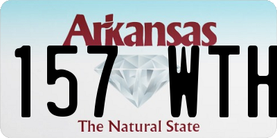AR license plate 157WTH