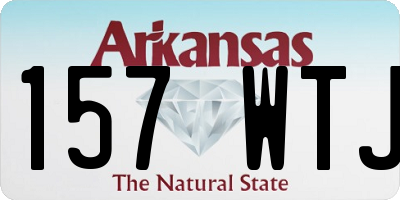 AR license plate 157WTJ