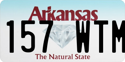 AR license plate 157WTM