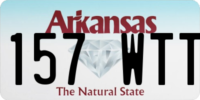 AR license plate 157WTT