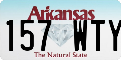 AR license plate 157WTY