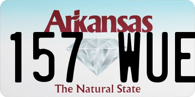 AR license plate 157WUE