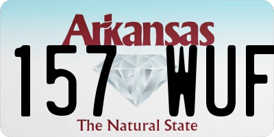 AR license plate 157WUF