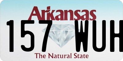 AR license plate 157WUH