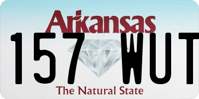 AR license plate 157WUT