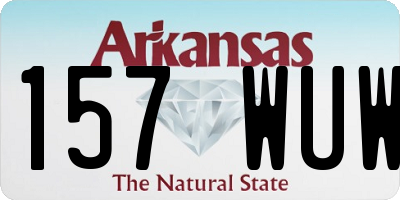 AR license plate 157WUW