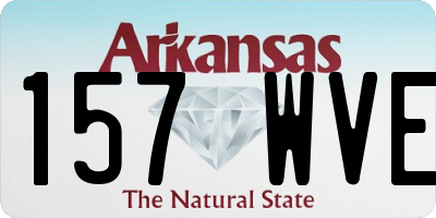 AR license plate 157WVE