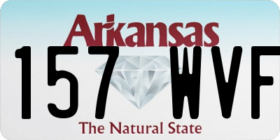 AR license plate 157WVF