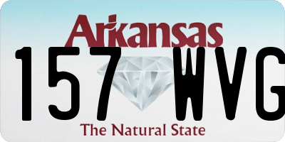 AR license plate 157WVG