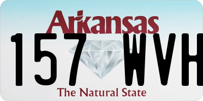 AR license plate 157WVH