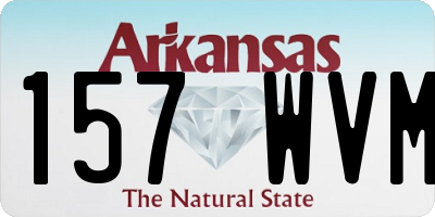 AR license plate 157WVM