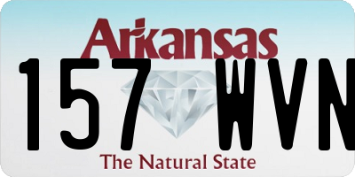 AR license plate 157WVN