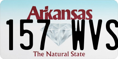 AR license plate 157WVS