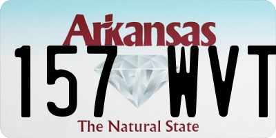 AR license plate 157WVT