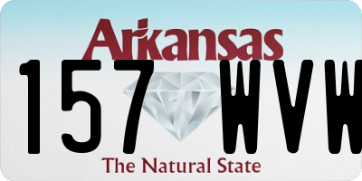 AR license plate 157WVW