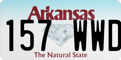 AR license plate 157WWD