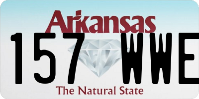 AR license plate 157WWE