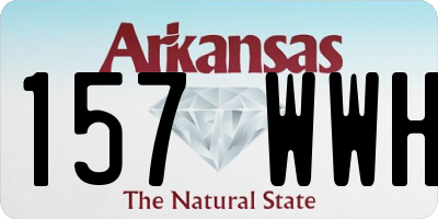 AR license plate 157WWH