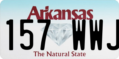 AR license plate 157WWJ