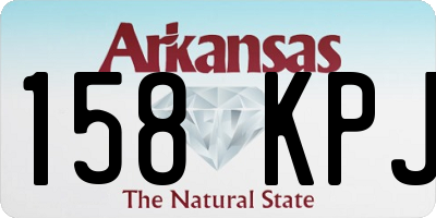 AR license plate 158KPJ