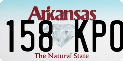 AR license plate 158KPO