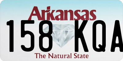 AR license plate 158KQA
