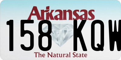 AR license plate 158KQW