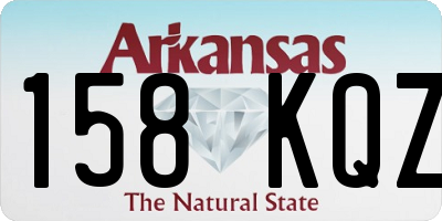 AR license plate 158KQZ
