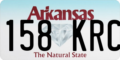 AR license plate 158KRC