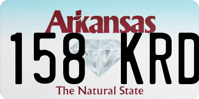 AR license plate 158KRD