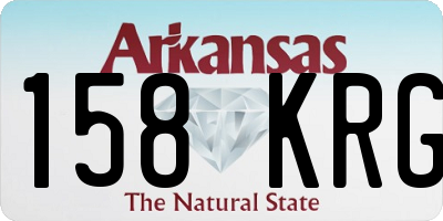 AR license plate 158KRG