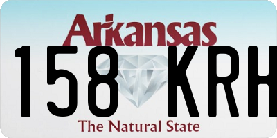 AR license plate 158KRH