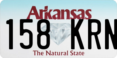 AR license plate 158KRN