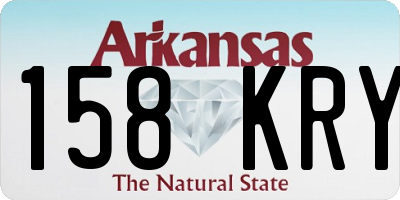 AR license plate 158KRY