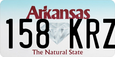 AR license plate 158KRZ