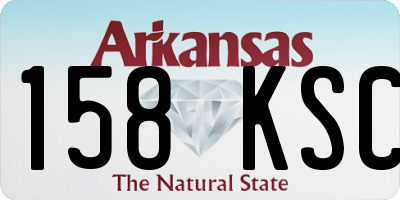 AR license plate 158KSC