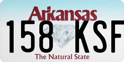 AR license plate 158KSF