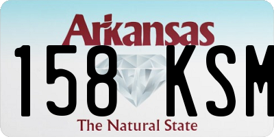 AR license plate 158KSM