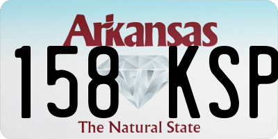 AR license plate 158KSP