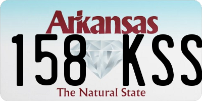 AR license plate 158KSS