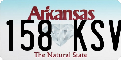 AR license plate 158KSV